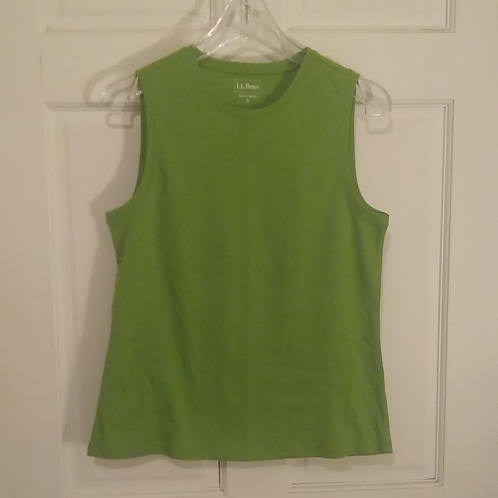 Green sleeveless top